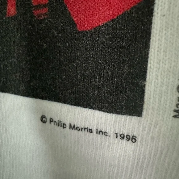 *Rare* Vintage Marlboro Pipestone Pass Map Single Stitch T-shirt 1996 sizeXL - Picture 6 of 6